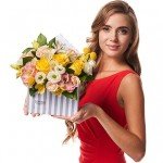 Композиція в кашпо "Карамельний десерт" - image-1